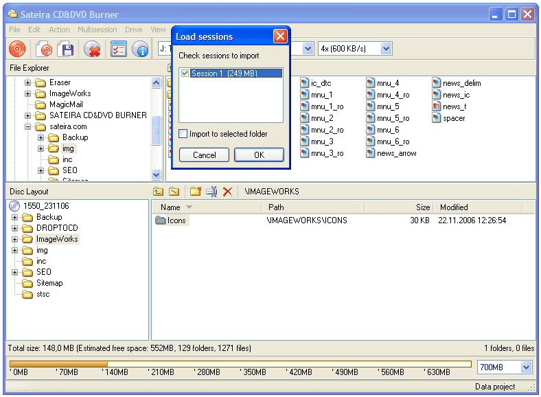 DVD Burner Screenshot